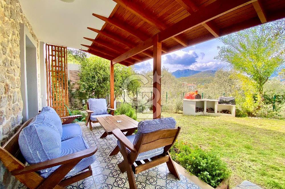 Datça Haziran-Eylül Arası Kiralık 2+1 Bahçeli ve Verandalı Daire