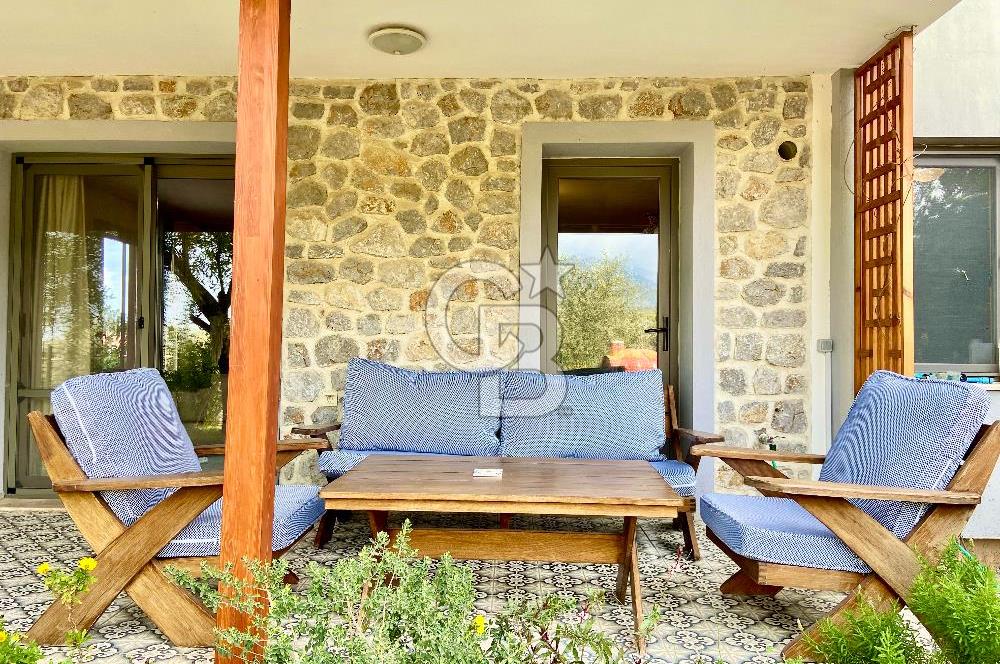 Datça Haziran-Eylül Arası Kiralık 2+1 Bahçeli ve Verandalı Daire