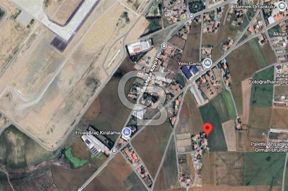 ESENBOĞA HAVALİMANINA 500 MT, 2000 m2 SATILIK HİSSELİ TARLA