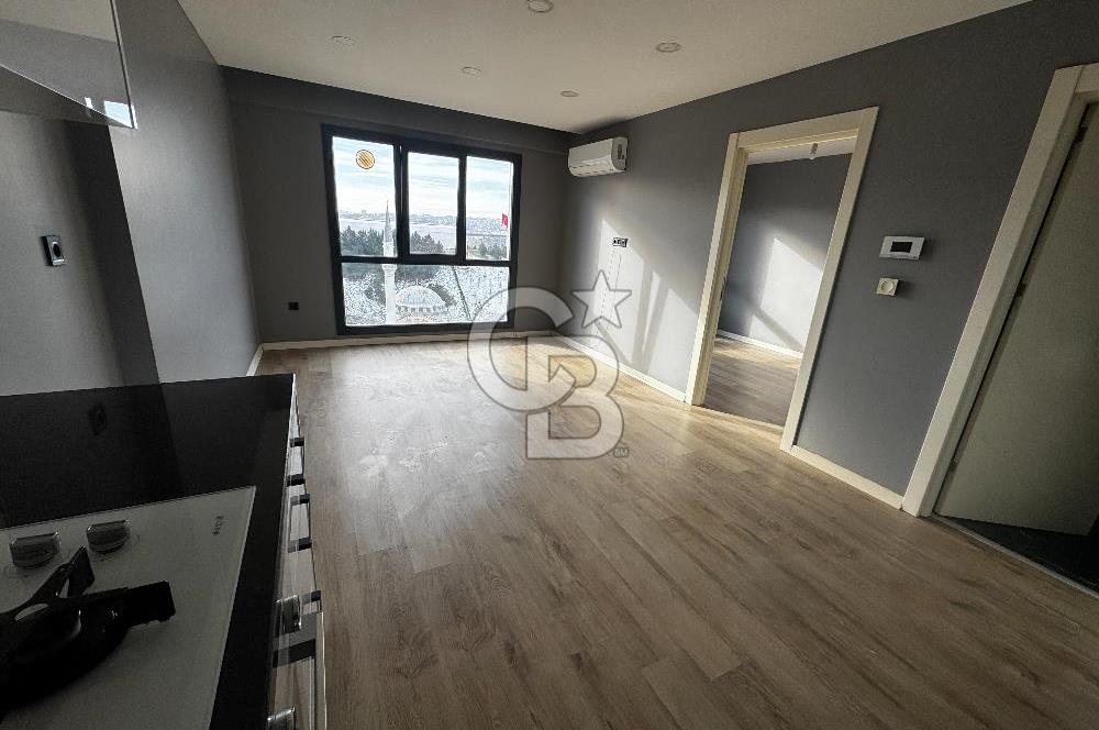 Kağıthane Gürsel Residence'da Ön Cephe Satılık 1+1 Daire