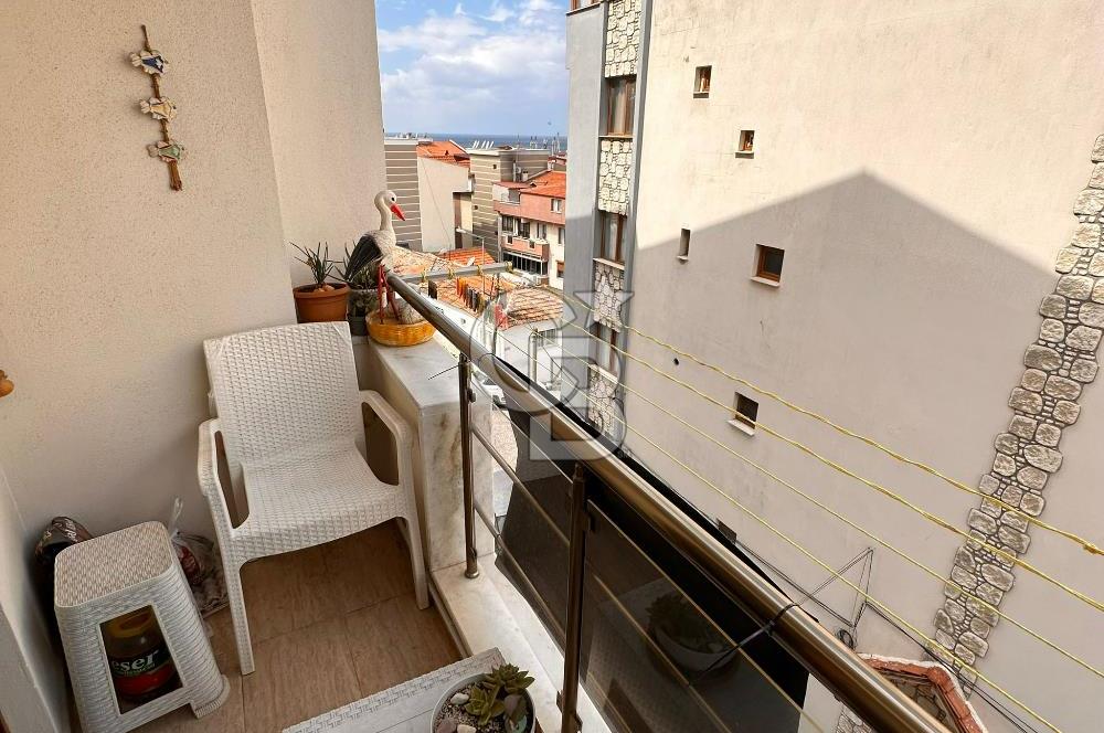 Dikili İsmetpaşa Mahallesinde Deniz Manzaralı 2+1 Fırsat Daire!