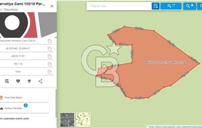 EFSANE YAYLA SATIŞTA. KOCAELİ BAŞİSKELE SERVETİYECAMİ 20.676m2