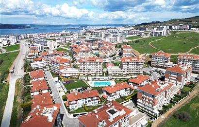 ÇANAKKALE HAMİDİYEDE SOSYAL DONATILI SİTEDE 1+1 SATILIK DAİRE