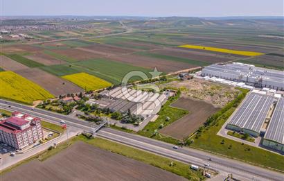 ERGENE OSB E-5 CEPHELİ 56.600 M2 SANAYİ ARSASI 15.000 M2 FABRİKA