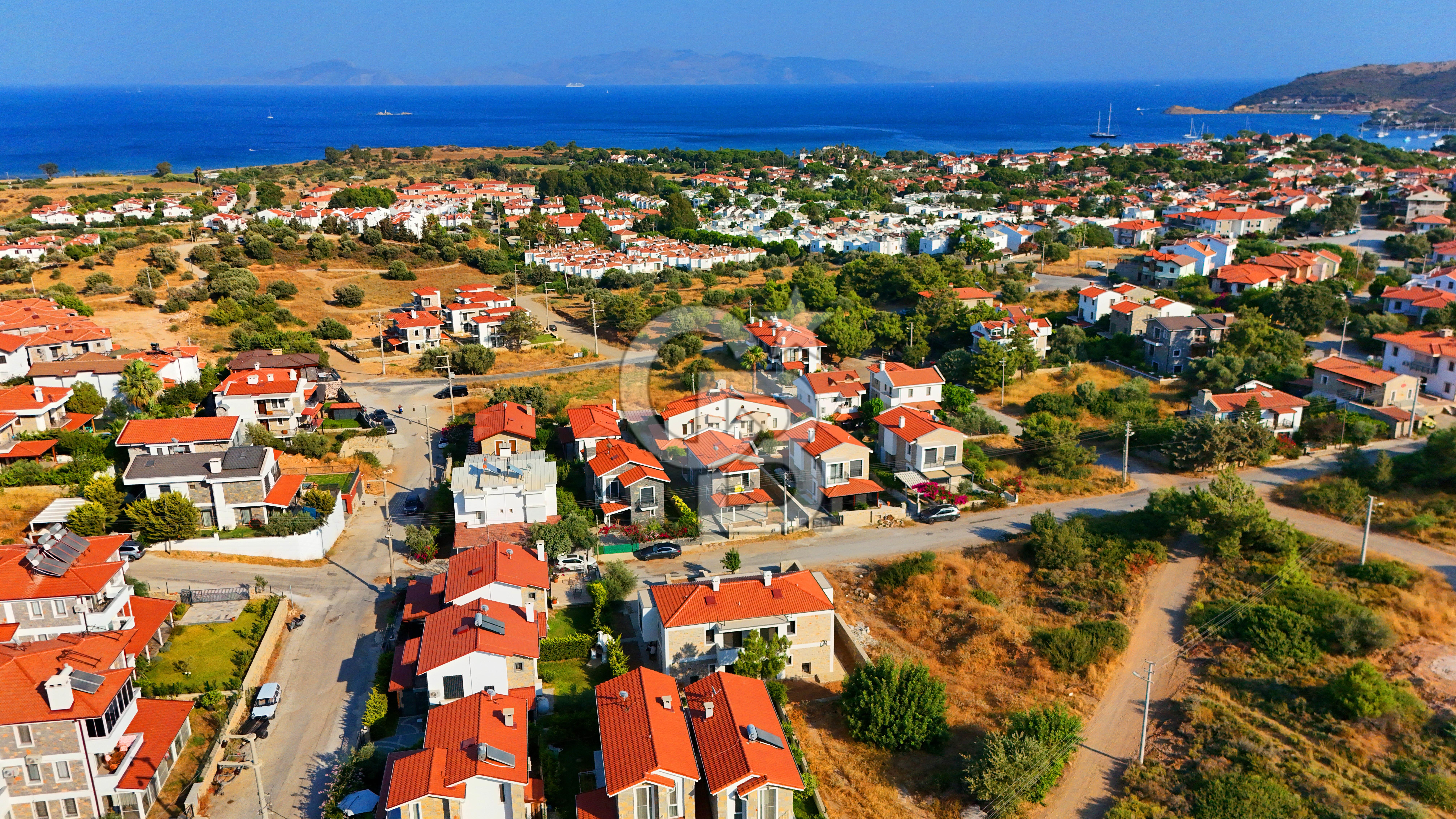Datça Özbel'de Satılık 3+1 İkiz Müstakil Villa