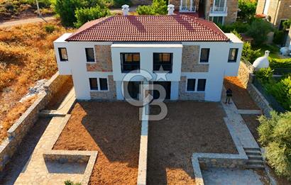 Datça Özbel'de Satılık 3+1 İkiz Müstakil Villa