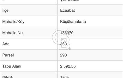ECEABAT DENİZE YAKIN TARLA ARAZİSİ
