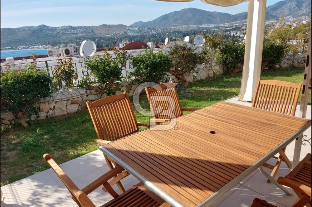 Bitez Kiralık Daire Eşyalı Bahçeli Deniz Manzarali