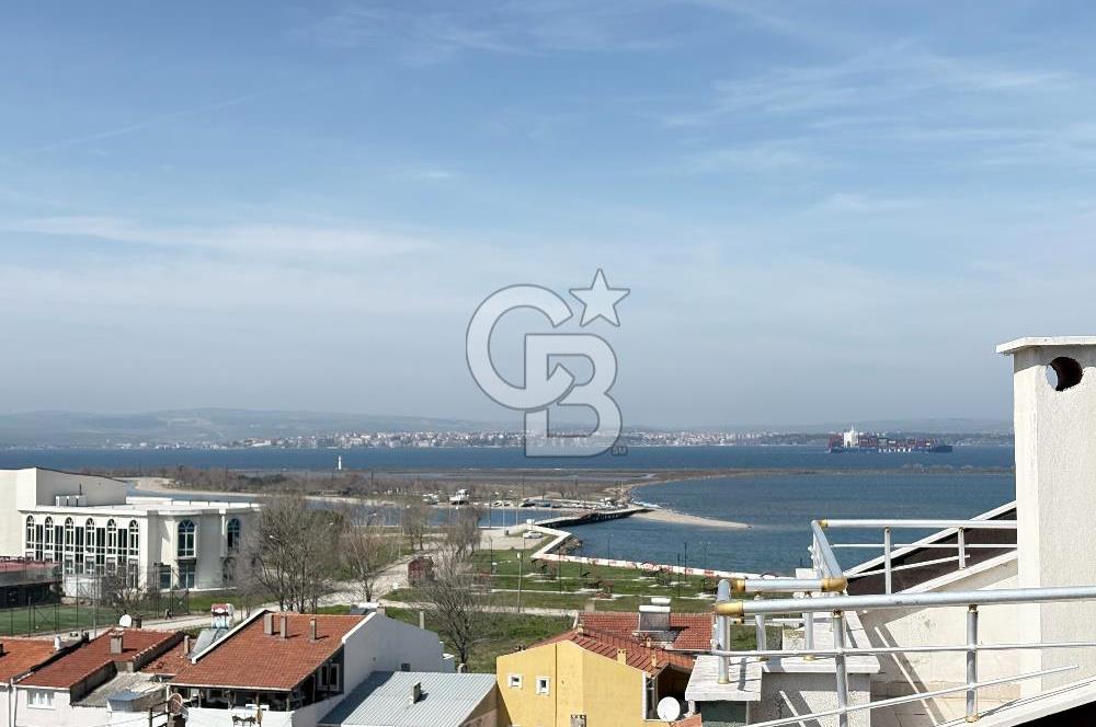 LAPSEKİ ÇARDAK’TA BOĞAZ MANZARALI 5+1 SATILIK DUBLEKS 