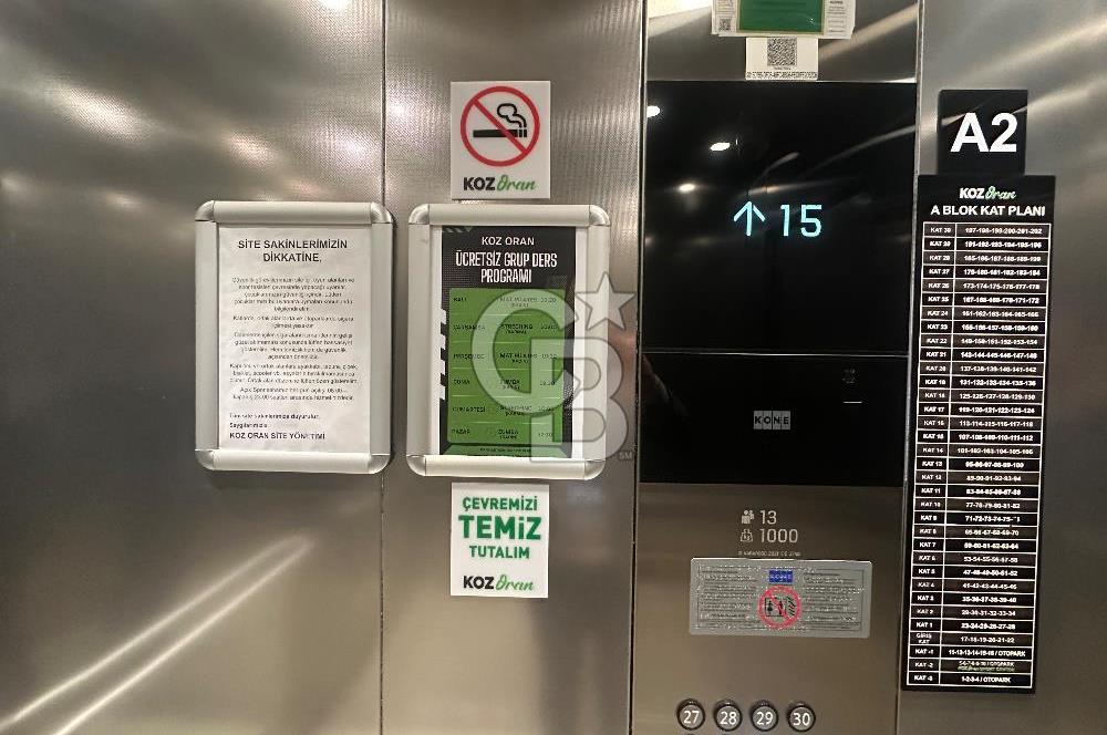 Koz Oran'da Vadi Manzaralı, Eşyalı 1+1 Kiralık Daire