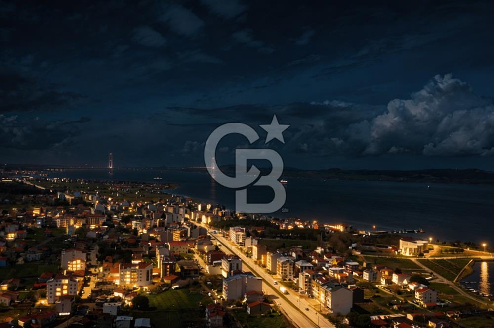 LAPSEKİ ÇARDAK DENİZE 300 METRE 3.5 KAT İMARLI KAT KARŞILIĞI SATILIK ARSA