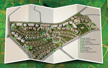 BAHÇEŞEHİR ESTON ŞEHİR KORUDA SATILIK 4,5+1 KONAK TİPİ DAİRE!