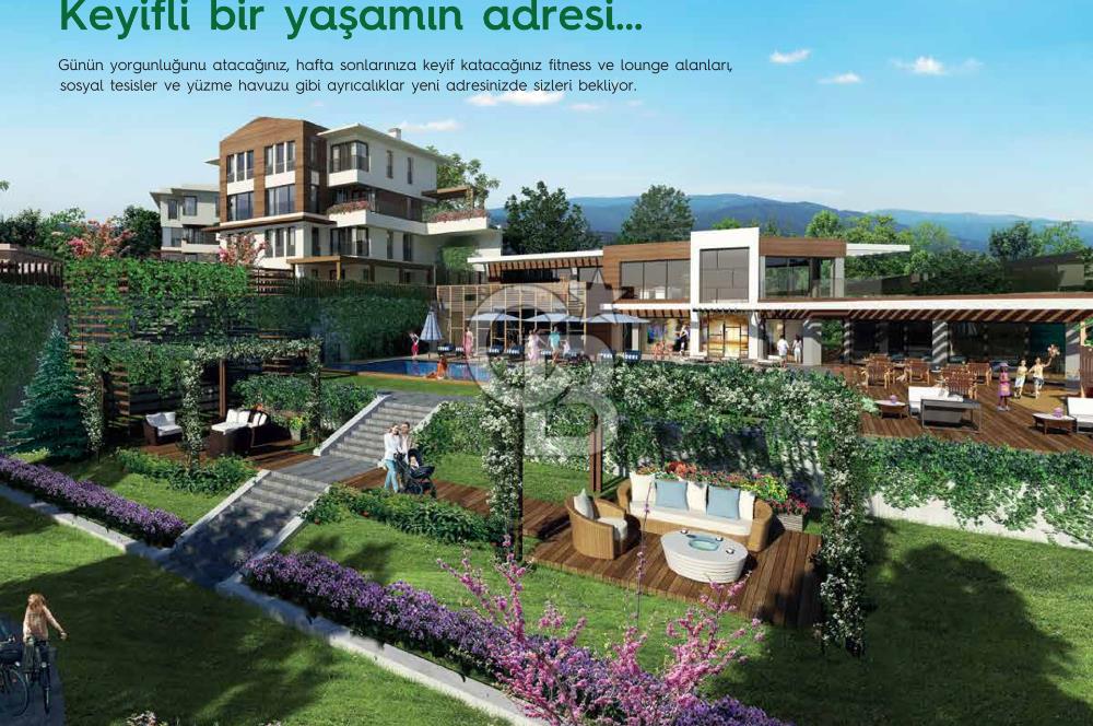 BAHÇEŞEHİR ESTON ŞEHİR KORUDA SATILIK 4,5+1 KONAK TİPİ DAİRE!