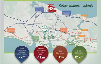 BAHÇEŞEHİR ESTON ŞEHİR KORUDA SATILIK 4,5+1 KONAK TİPİ DAİRE!