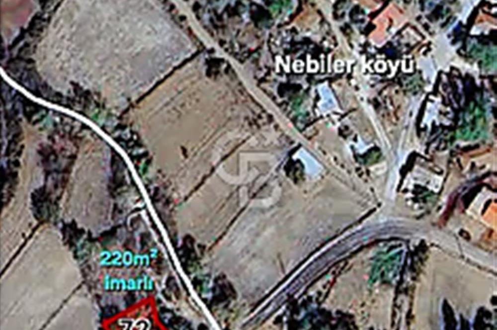 Bayramiç/Nebiler'de 220m²(142m²imarda) köy içi parsel.