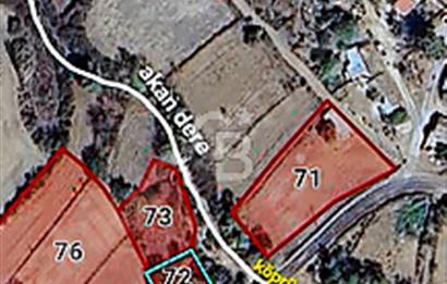 Bayramiç/Nebiler'de 220m²(142m²imarda) köy içi parsel.