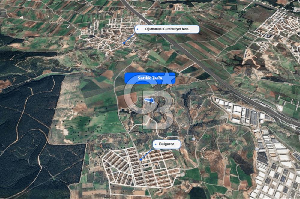 Menderes Bulgurca da Satılık 7.630 m² Tarla