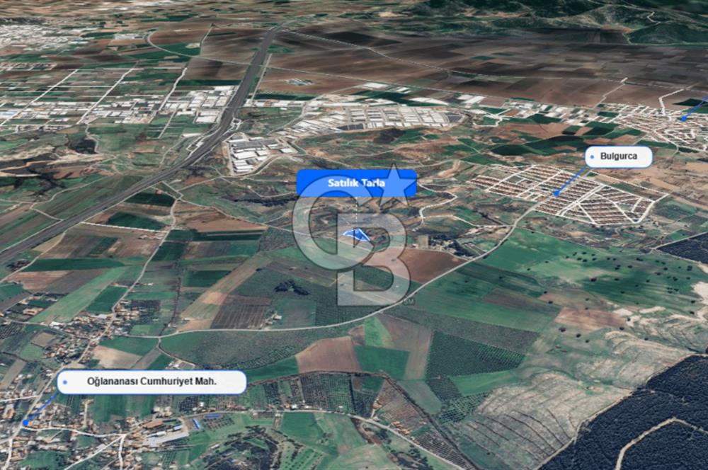 Menderes Bulgurca da Satılık 7.630 m² Tarla