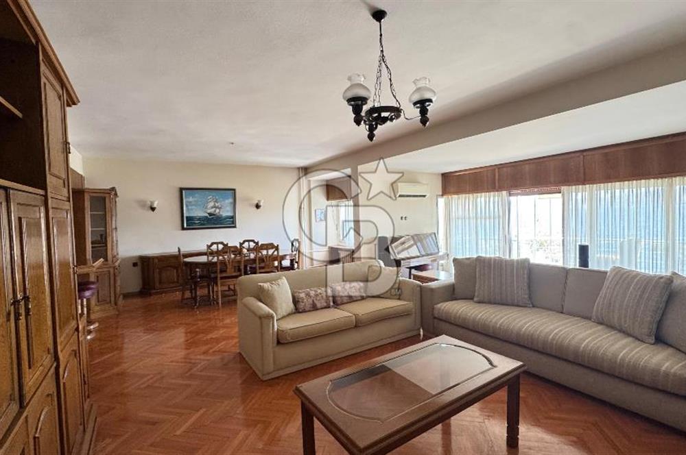 karşıyaka yalıda eşyalı kiralık 3+1 daire