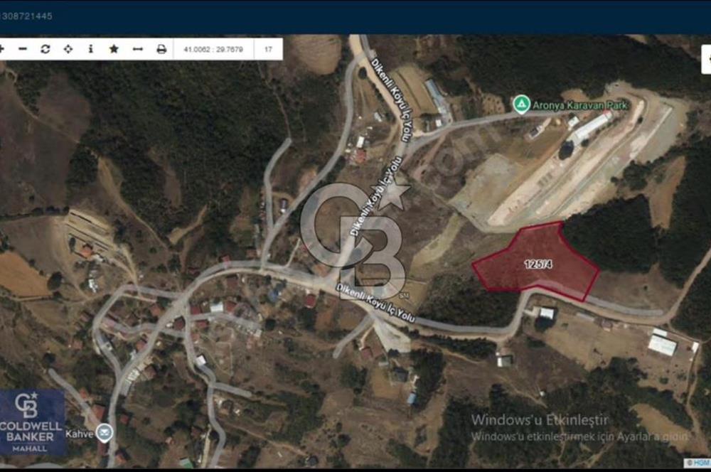 KOCAELİ KÖRFEZ DİKENLİ MAHALLESİNDE 8.354 m2 SATILIK ARAZİ