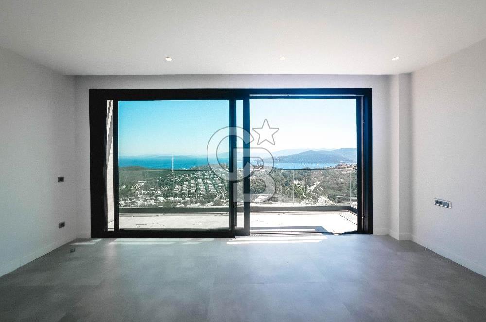 Türkbükü Hebil'de Muhteşem Manzaralı Infinity Havuzlu Villa