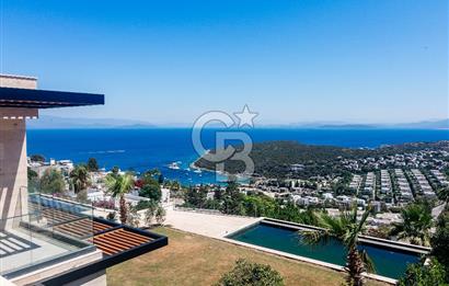 Türkbükü Hebil'de Muhteşem Manzaralı Infinity Havuzlu Villa