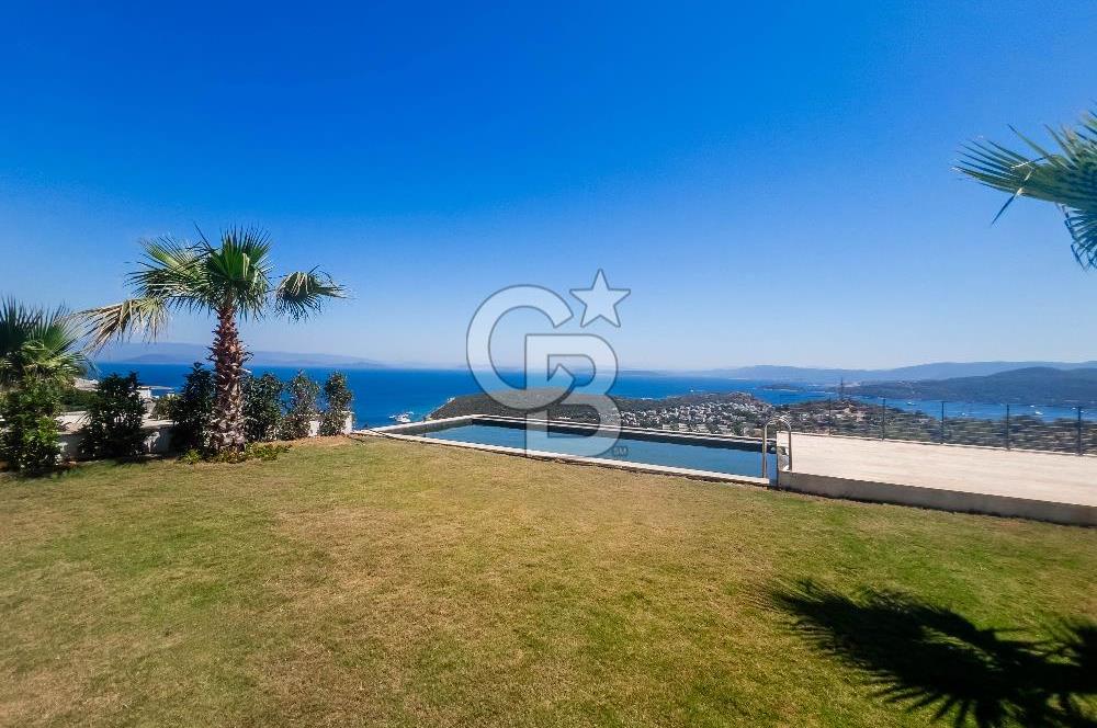 Türkbükü Hebil'de Muhteşem Manzaralı Infinity Havuzlu Villa