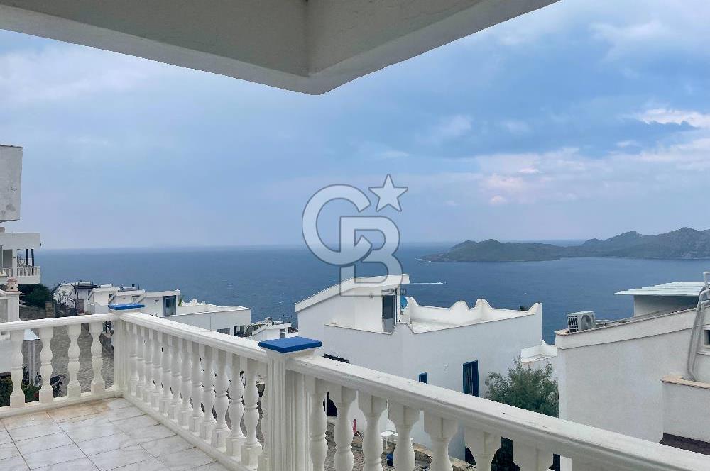 Bodrum Yalıkavakta Deniz Manzaralı Kısa Dönem Kiralık Villa