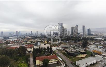 Evora İzmir'de Deniz Manzaralı 1+1 Kiralık Ofis/Daire