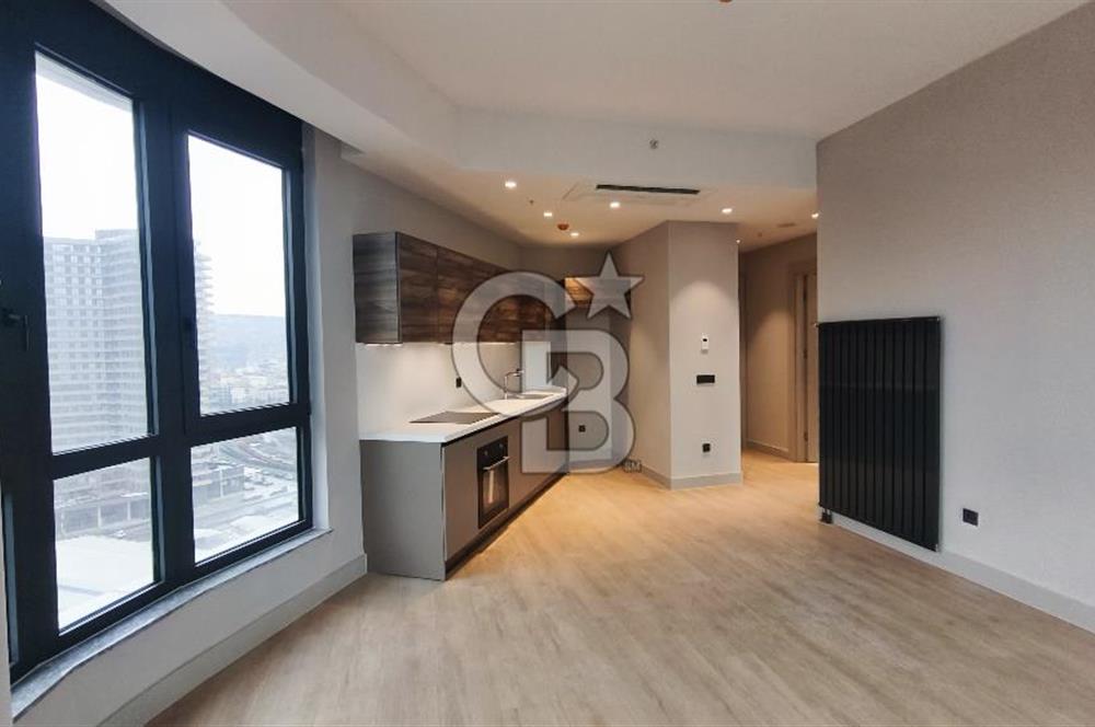 Evora İzmir'de Deniz Manzaralı 1+1 Kiralık Ofis/Daire