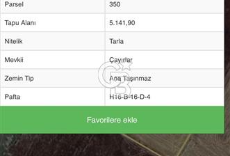 ÇANAKKALE ECEABAT KÜÇÜKANAFARTA 5.142 M² SATILIK FIRSAT ARAZİ !! - 4 - 342455