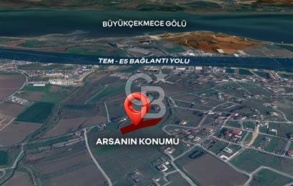 BÜYÜKÇEMECE'DE GÖL MANZARALI VİLLA İMARLI 4.404 M2 SATILIK ARSA