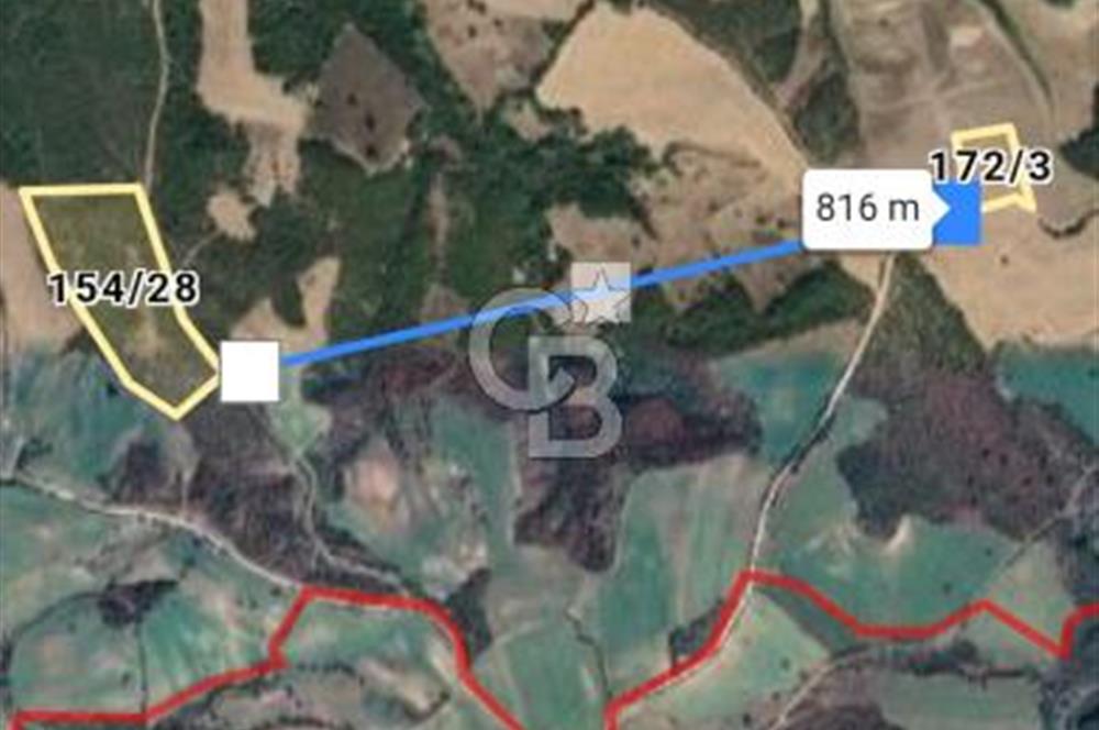 ÇANAKKALE LAPSEKİ YENİCE KÖYÜNDE SATILIK TARLA