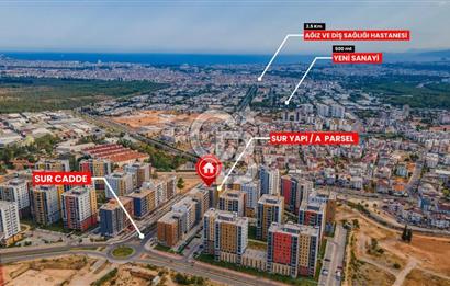 Antalya Surcadde'de Eşyalı 1+1 Kiralık Daire