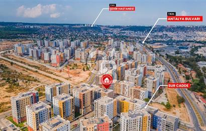 Antalya Surcadde'de Eşyalı 1+1 Kiralık Daire