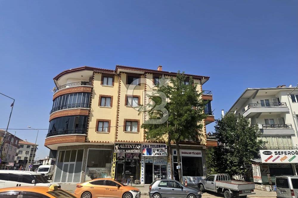 Temelli'de ebeveyn banyolu cam balkonlu ara kat satılık 3+1 