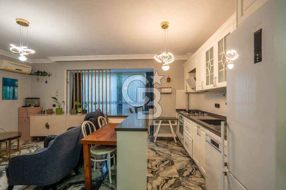 CB MARİNADAN ARMUTALANDA HAVUZLU SİTE İÇERİSİNDE KİRALIK EŞYALI 1+1 