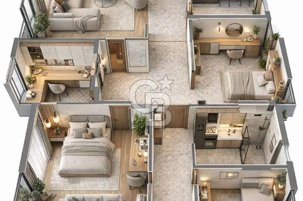 Altınova'da Havuzlu Site İçinde Kapalı Mutfak Satılık 2+1 Daire