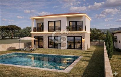 Çeşme Reisdere'de Deniz Manzaralı 2 Villa + Sera İzinli