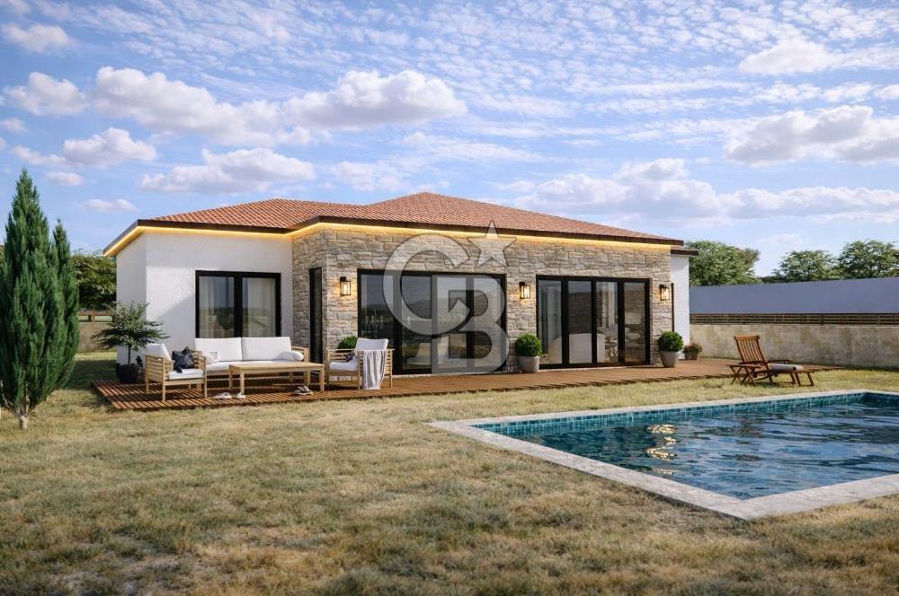 Çeşme Reisdere'de Deniz Manzaralı 2 Villa + Sera İzinli