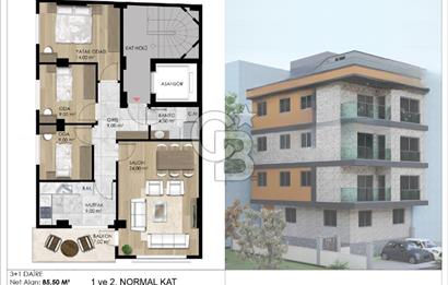 Sancaktepe Yenidoğan Mevlana Mahallesi Satılık 3+1 Ara Kat Daire