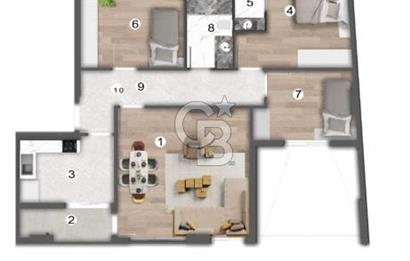 GİRNE AKSOY'DA KAPALI OTOPARKLI SATILIK 3+1 MODERN DAİRE 