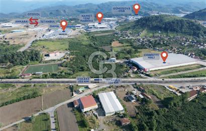 DÜZCE GÜMÜŞOVA SANAYİ İMARINA BİTİŞİK 6900 M2 TARLA