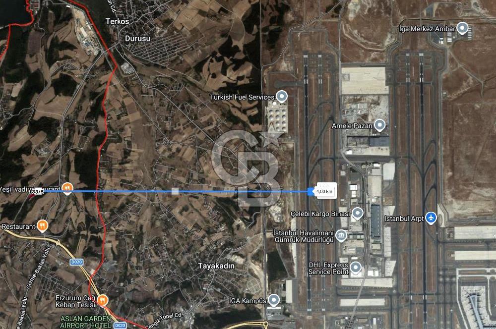 ARNAVUTKÖY BAKLALI MH. GERME ALTINDA (TEK TAPU) SATILIK TARLA