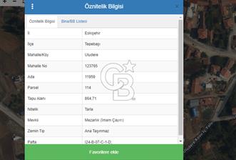 CB CITY'DEN ULUDERE'DE ARSA DEĞERİNDE ELEKTRİK SUYU OLAN TARLA - 1 - 342681