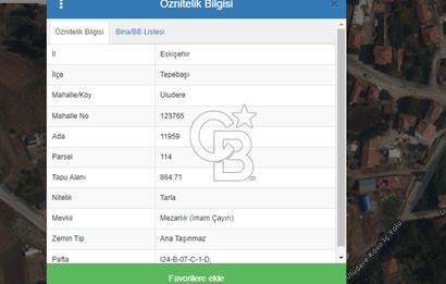 CB CITY'DEN ULUDERE'DE ARSA DEĞERİNDE ELEKTRİK SUYU OLAN TARLA