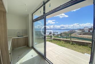 KIYIKIŞLACIK ZEYTİNLİKUYU DA ATASAYANLAR BEACH DENİZ MANZARALI BAHÇELİ 2+1 DUBLEKS VİLLA - 1 - 342695