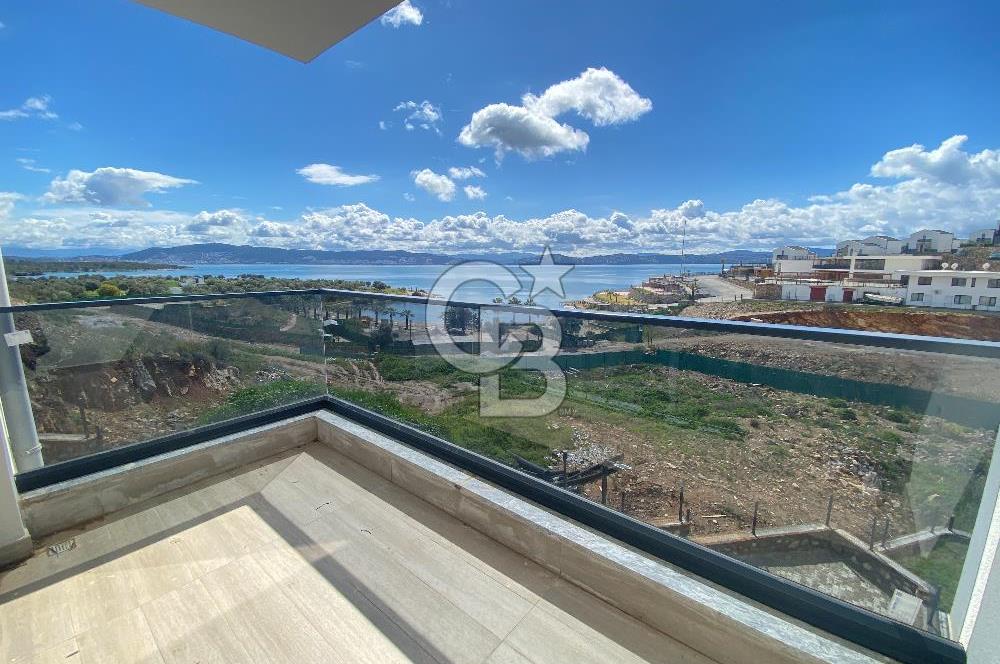 KIYIKIŞLACIK ZEYTİNLİKUYU DA ATASAYANLAR BEACH DENİZ MANZARALI BAHÇELİ 2+1 DUBLEKS VİLLA