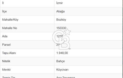 Bozköy İçerisinde Yola Cepheli 8 Hisseli 1948 m2 Satılık Bahçe