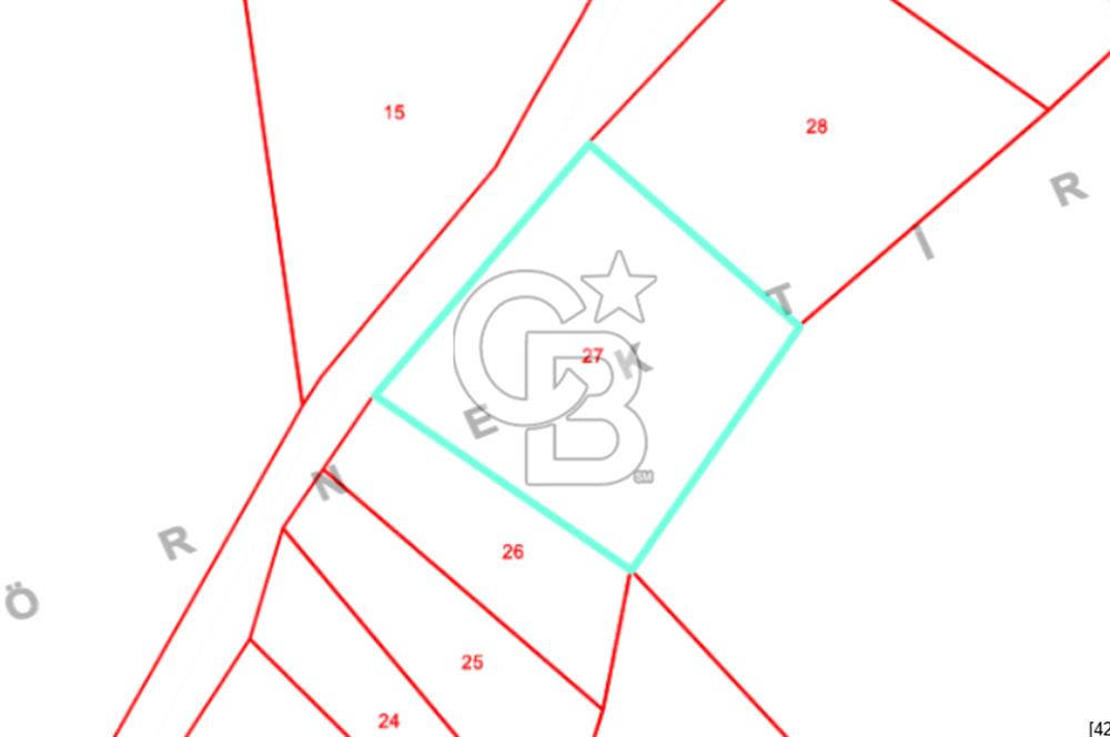 Bozköy İçerisinde Yola Cepheli 8 Hisseli 1948 m2 Satılık Bahçe